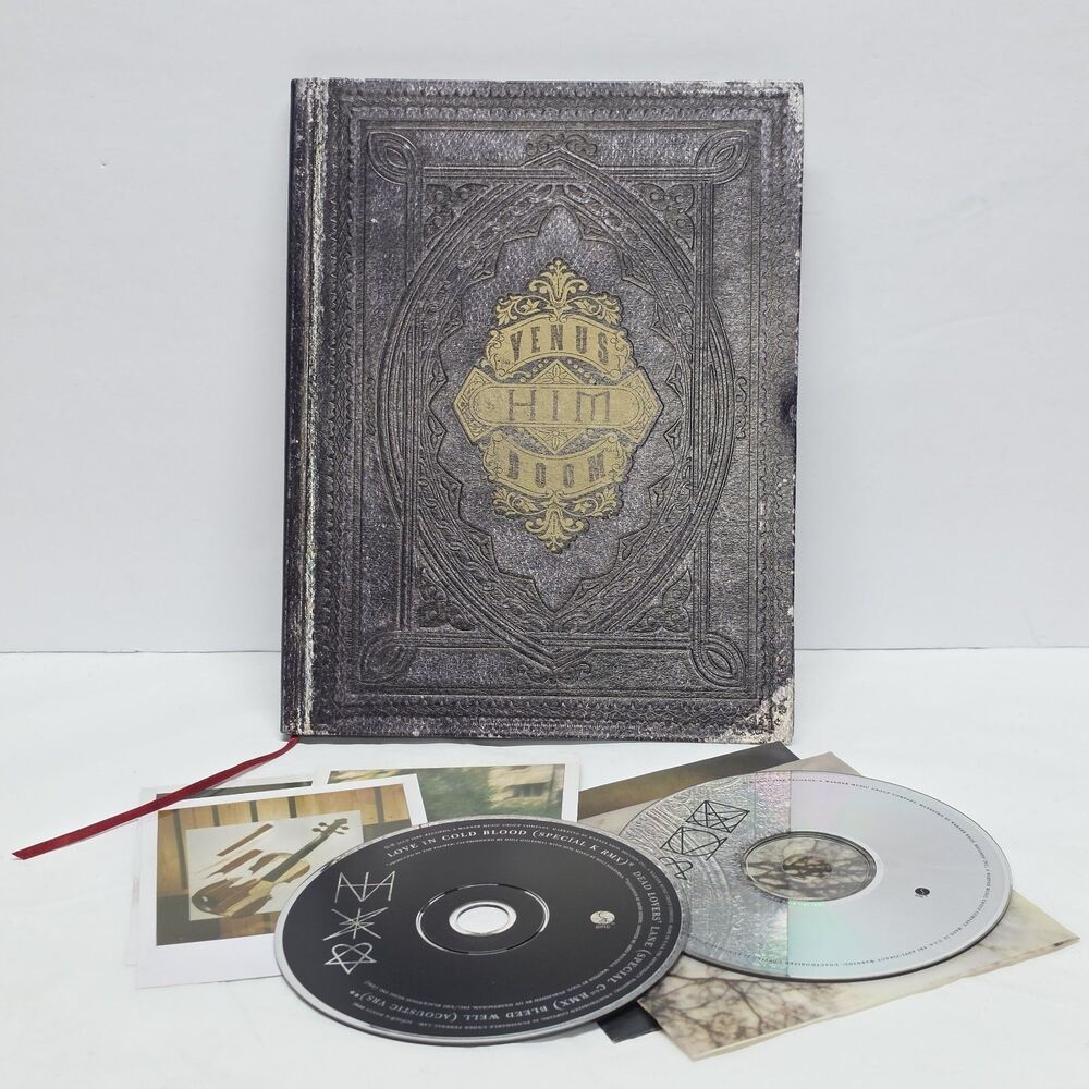 HIM Venus Doom Limited Edition Book 2 CDs Collectible Polaroid Style Prints